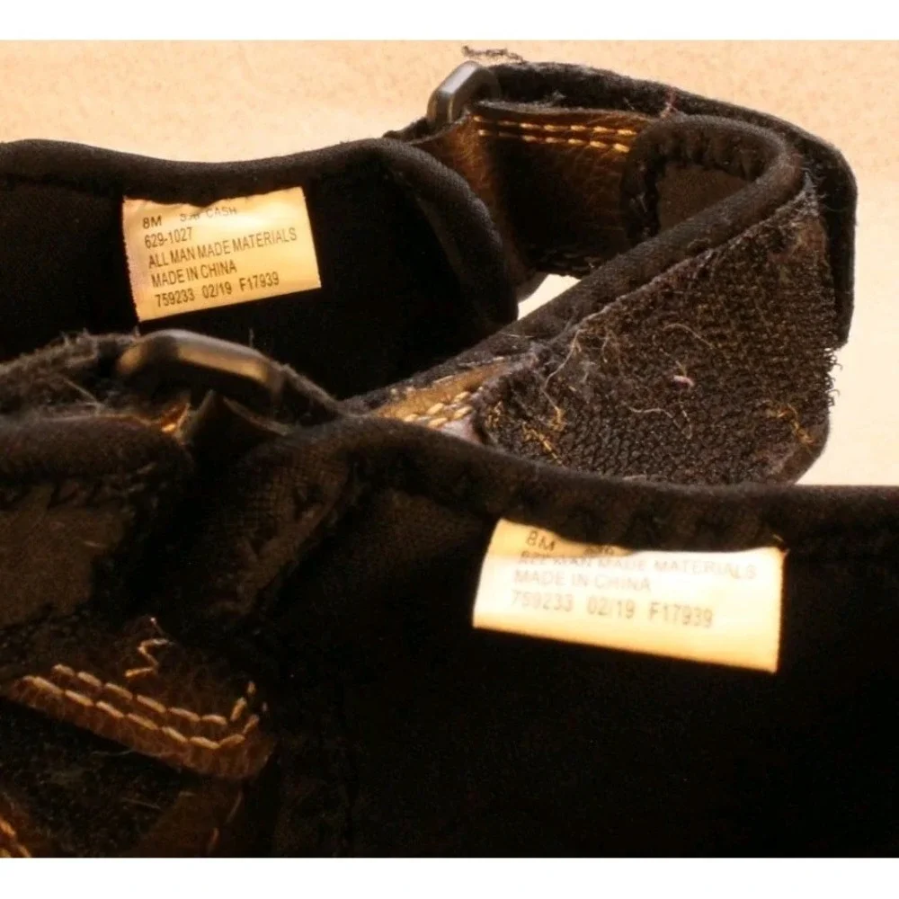 St John's Bay Men's Brown Fisherman Sandals Closed Toe Comfort Walking